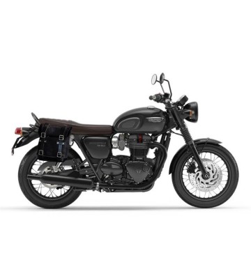 UNIT GARAGE "Waxed Suede" Right Side Bag 10L-14L for TRIUMPH Bonneville T100 17-