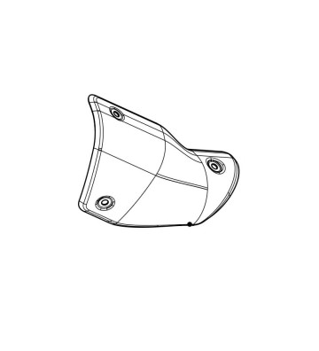 AKRAPOVIC Carbon Heat Shield for S-Y9R13-HAPT/1
