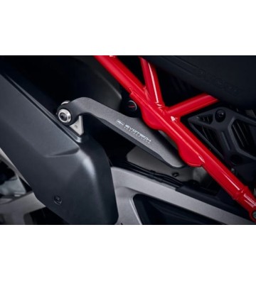 EVOTECH PERFORMANCE Suporte de Escape + Tampa de Pousa-pés para MULTISTRADA V4 21-24