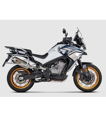 AKRAPOVIC Ponteira de Escape em Titânio para CF MOTO 800 MT 24-25