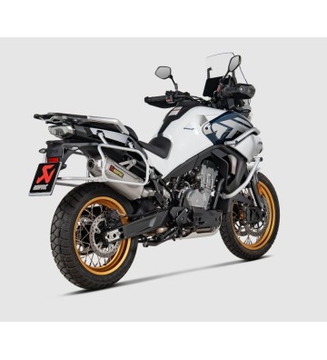 AKRAPOVIC Ponteira de Escape em Titânio para CF MOTO 800 MT 24-25