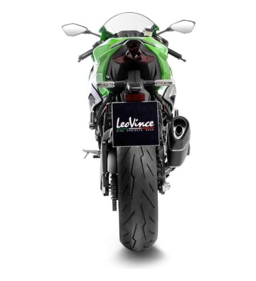 LEOVINCE LV-14 R BLACK EDITION Slip-on for KAWASAKI ZX-6R 19-25