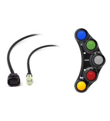 JETPRIME Left Handlebar Switch for YAMAHA YZF-R1 15-20