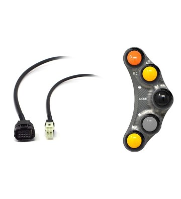 JETPRIME Left Handlebar Switch for YAMAHA YZF-R1 15-20