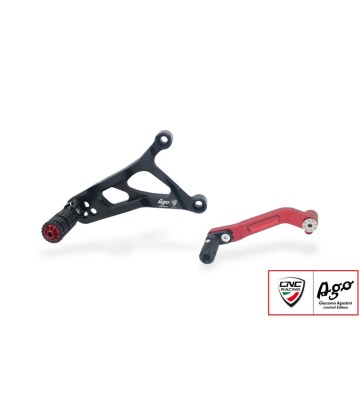 CNC RACING Rear Sets Kit GIACOMO AGOSTINI Limited Edition for MV AGUSTA