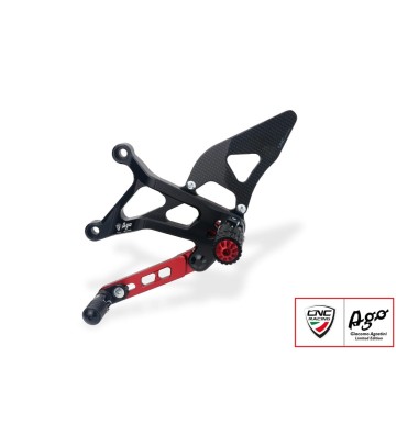 CNC RACING Rear Sets Kit GIACOMO AGOSTINI Limited Edition for MV AGUSTA