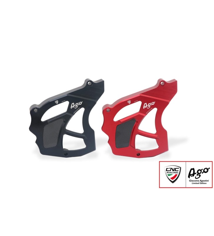 CNC RACING Proteção de Pinhão Edição Limitada GIACOMO AGOSTINI para MV AGUSTA