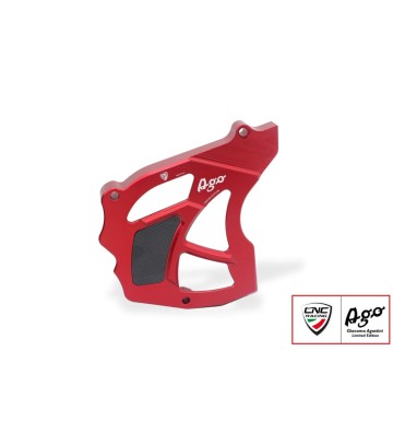 CNC RACING Proteção de Pinhão Edição Limitada GIACOMO AGOSTINI para MV AGUSTA