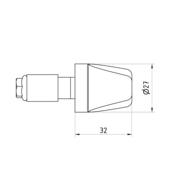 CNC RACING Handlebar ends LOOK Pramac Racing Limited Edition