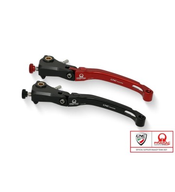 CNC Racing Race "Pramac Racing Limited Edition" Levers kit for DIAVEL 23- / MULTISTRADA V4 24-