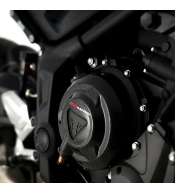 R&G Carbon Engine Case Sliders Kit for TRIUMPH Trident 660 21- / Tiger Sport 660 22-24 / Daytona 660 24-25