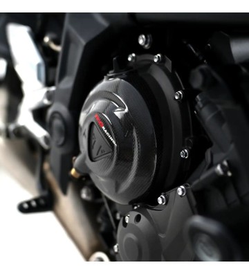 R&G Carbon Engine Case Sliders Kit for TRIUMPH Trident 660 21- / Tiger Sport 660 22-24 / Daytona 660 24-25