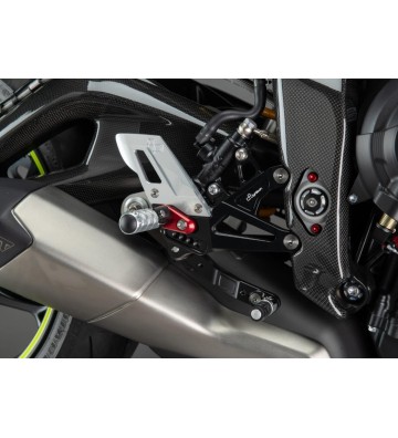 LIGHTECH R Version Rear Sets Kit for TRIUMPH Street Triple 765 R/RS/S 17-25 / Daytona 675/765 13-21
