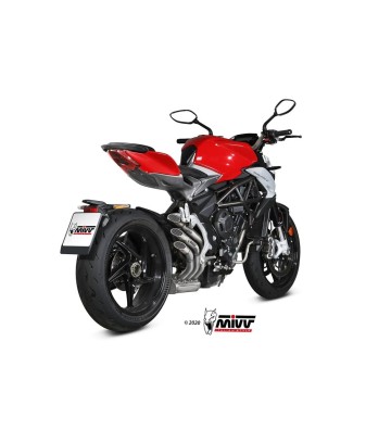MIVV SPEED EDGE Ponteira de escape para MV AGUSTA BRUTALE 800 / RR 17-24