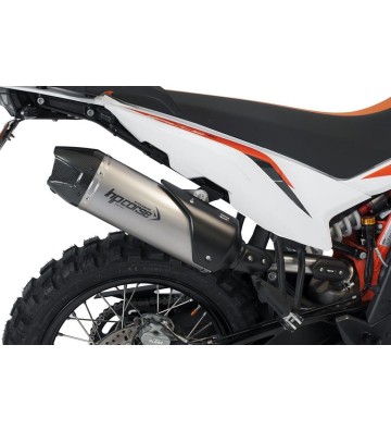 HP CORSE Ponteira de Escape SP-1 CARBON SHORT TITANIUM para KTM 790 Adventure 19-24 / 890 Adventure 21-25