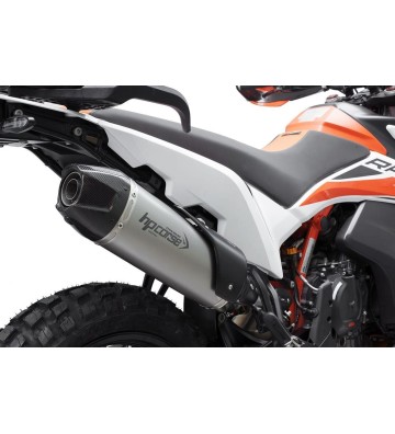 HP CORSE Ponteira de Escape SP-1 CARBON SHORT TITANIUM para KTM 790 Adventure 19-24 / 890 Adventure 21-25