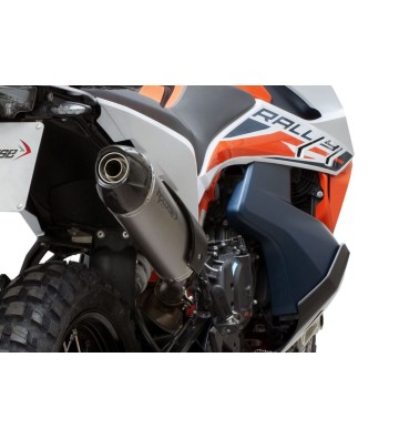 HP CORSE SP-1 CARBON SHORT TITANIUM Slip-on for KTM 790 Adventure 19-24 / 890 Adventure 21-25