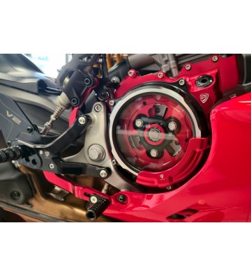 CNC RACING Proteção de Tampa de Embraiagem para DUCATI STREETFIGHTER V2/S 2025 / Panigale V2/S 2025 / MULTISTRADA V2/S 2025