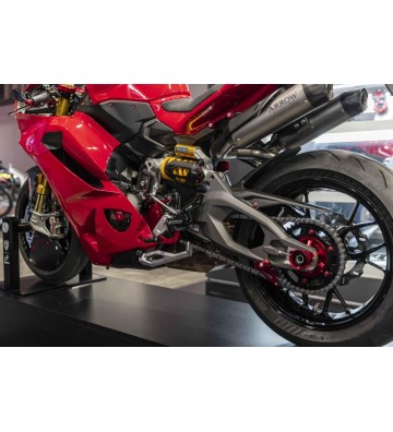 CNC RACING Eliminador de Pousa Pés Traseiro e Suporte de Cintas para DUCATI Panigale V2/S 25- / Streetfighter V2/S 2025