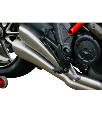 HP CORSE Ponteiras de Escape HYDROFORM FACTORY LINE para DUCATI Diavel 1200 11-16