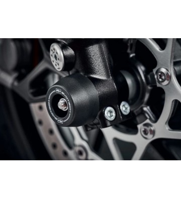 EVOTECH PERFORMANCE Front Spindle bobbins for Street Triple 765 RS 2023-
