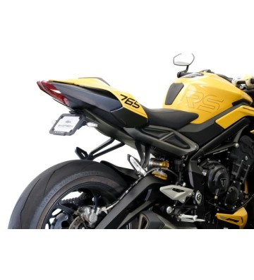 EVOTECH PERFORMANCE Suporte matricula com piscas para Street Triple 765 RS 2023-