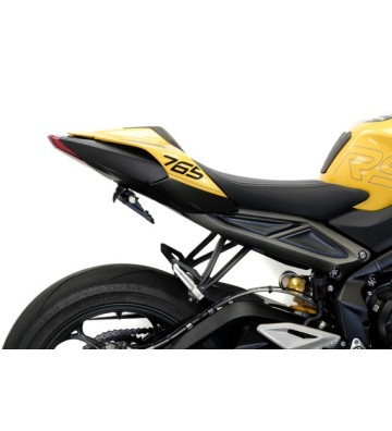 EVOTECH PERFORMANCE Suporte matricula com piscas para Street Triple 765 RS 2023-