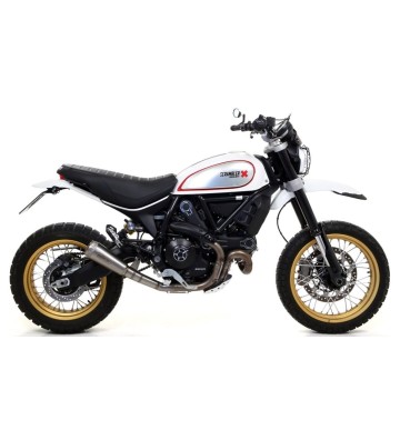 ARROW Ponteira de Escape PRO-RACE em Titânio para DUCATI Scrambler 800 Desert Sled 17-20