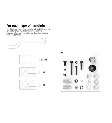RIZOMA O-EDGE MAX Mirror