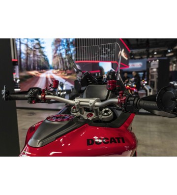 CNC RACING Carbon Fuel Tank Cover for DUCATI MULTISTRADA V2/S 2025