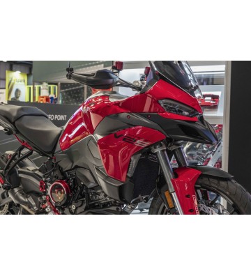 CNC RACING Proteções Laterais de Depósito de Combustível em Carbono para DUCATI MULTISTRADA V2/S 2025