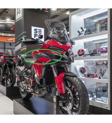 CNC RACING Proteções Laterais de Depósito de Combustível em Carbono para DUCATI MULTISTRADA V2/S 2025