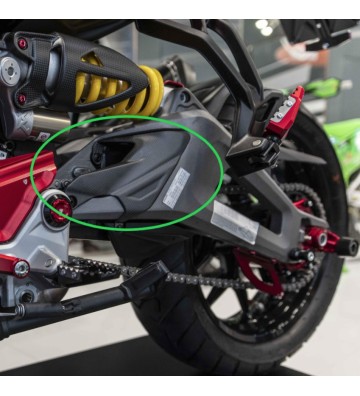 CNC RACING Carbon Swingarm Cover for DUCATI MULTISTRADA V2/S 25-26