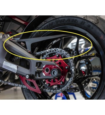 CNC RACING Proteção de Corrente Superior em Carbono para DUCATI MULTISTRADA V2/S 2025