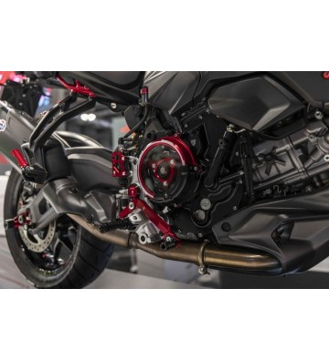 CNC RACING Exhaust Pipe Carbon Heat Guard for DUCATI MULTISTRADA V2/S 2025