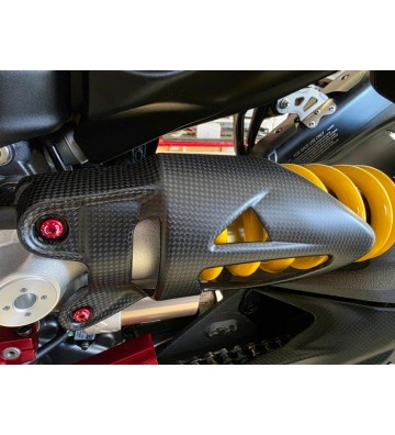 CNC RACING Proteção de Amortecedor Traseiro em Carbono para DUCATI MULTISTRADA V2/S 2025