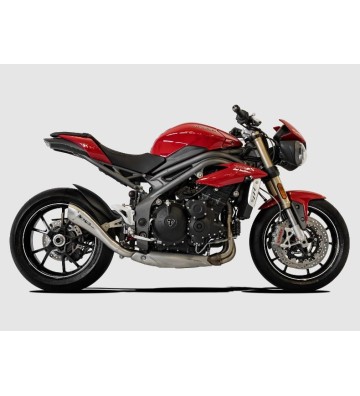 HP CORSE Ponteira de Escape HYDROFORM SATIN para TRIUMPH SPEED TRIPLE 1050 16-20