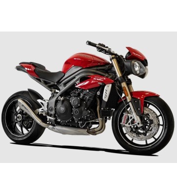 HP CORSE Ponteira de Escape HYDROFORM SATIN para TRIUMPH SPEED TRIPLE 1050 16-20