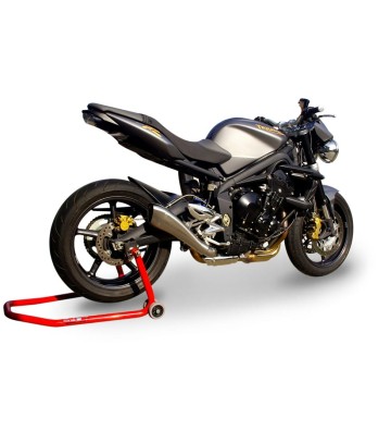 HP CORSE Ponteira de Escape HYDROFORM SATIN para TRIUMPH STREET TRIPLE 675 07-12