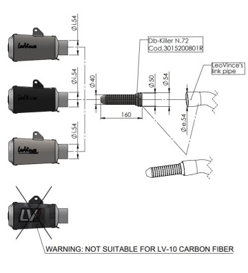 LEOVINCE Db-Killer Ø 54