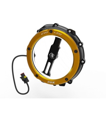 DUCABIKE Kit EVO de Tampa de Embraiagem Transparente com Iluminação LED para BMW