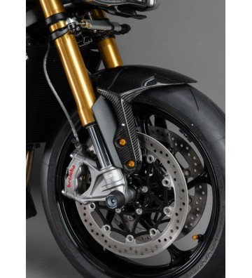LIGHTECH Carbon Front Mudguard for TRIUMPH Speed Triple 1200 RR/RS/RX 21-25 / Street Triple 765 RX 2026