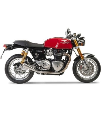 IXIL Pair of OVC11SS Silencers for TRIUMPH Speed Twin 1200 19-23 / Thruxton 1200 16-20