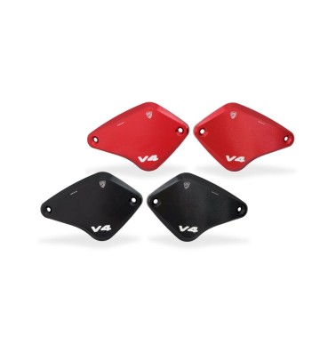 CNC RACING Front Brake and Clutch Fluid Reservoir Caps for DUCATI Diavel V4 23-26 / Diavel V4 RS 2026