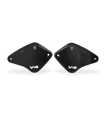 CNC RACING Front Brake and Clutch Fluid Reservoir Caps for DUCATI Diavel V4 23-26 / Diavel V4 RS 2026
