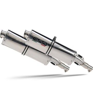 GPR Pair of TRIOVAL Silencers for YAMAHA XJR1200 95-97