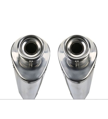 GPR Pair of TRIOVAL Silencers for YAMAHA XJR1200 95-97