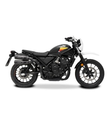 HP CORSE 1 Into 2 HYDROFORM RS 300 BLACK Silencers for HONDA CL500 23-25
