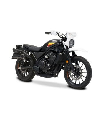 HP CORSE 1 Into 2 HYDROFORM RS 300 BLACK Silencers for HONDA CL500 23-25