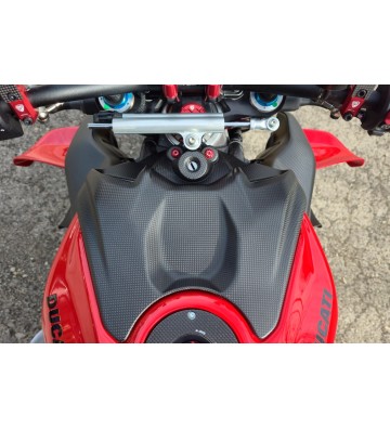 CNC RACING Proteção de Depósito de Combustível em Carbono para DUCATI Streetfighter V4/S 25-26